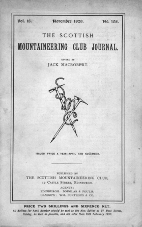 SMCJ Number 108 - Vol 18 - Nov 1929 cover